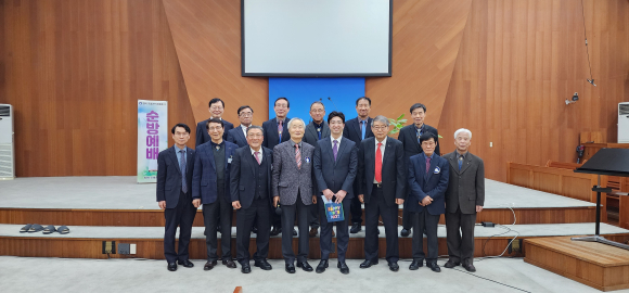 한국국제기드온협회 창원캠프 순방예배 단체사진.