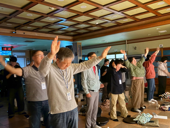 지난 5월 1일, 월드미션교회 비전센터에서 열린 성령세미나 모습.