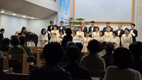지난 5월 27일 창원섬김의교회에서 열린 음악회