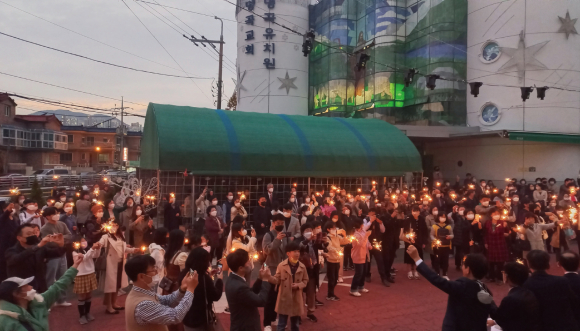 명곡교회 새생명 축제 모습