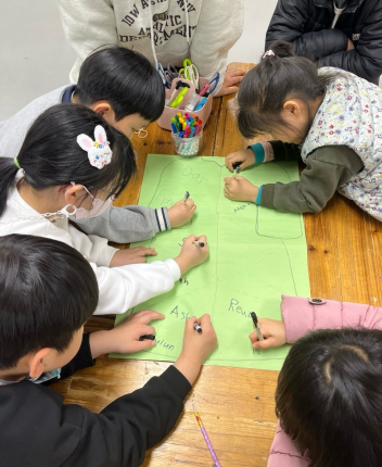 영어주일학교 모습